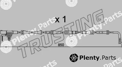 Trusting SU.352 — Warning Contact, brake pad wear