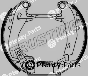 Trusting 6014 — Brake Shoe Set Kit premounted