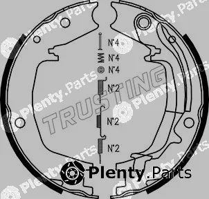 Trusting 046.215K — Brake Shoe Set, parking brake