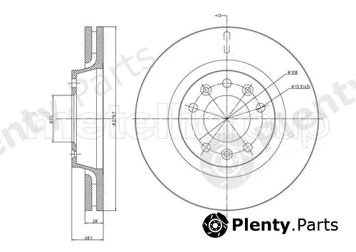 Trusting DF1225 — Brake Disc