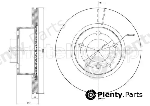 Trusting DF1072 — Brake Disc