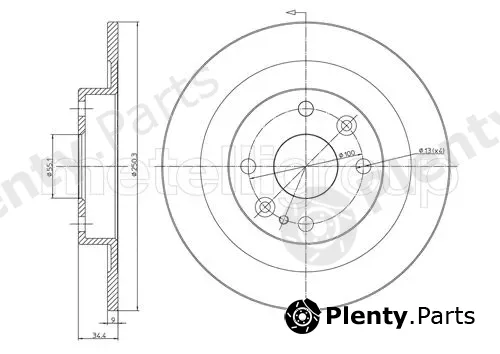 Trusting DF058 — Brake Disc