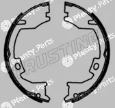 Trusting 253.762 — Brake Shoe Set, parking brake