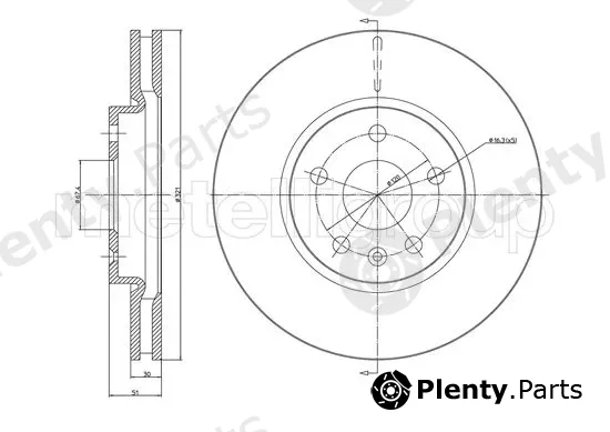 Trusting DF1378 — Brake Disc