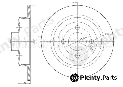 Trusting DF697 — Brake Disc