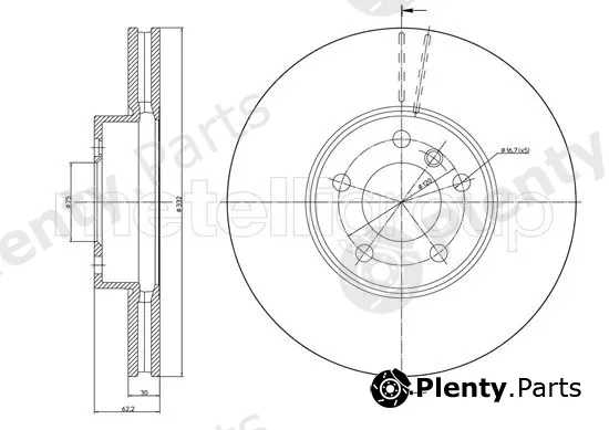 Trusting DF1337 — Brake Disc