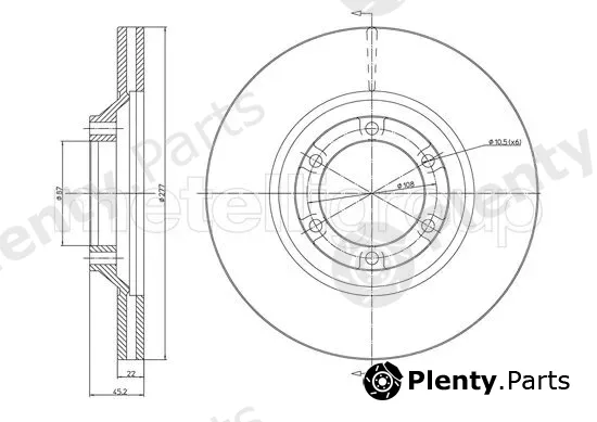 Trusting DF1014 — Brake Disc
