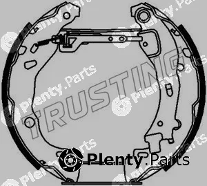 Trusting 6276 — Brake Shoe Set Kit premounted