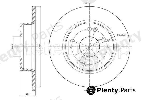 Trusting DF1104 — Brake Disc