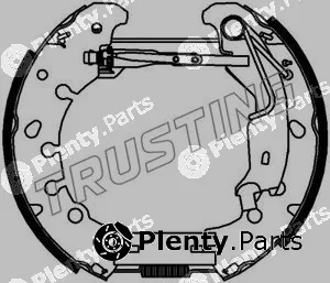 Trusting 6382 — Brake Shoe Set Kit premounted