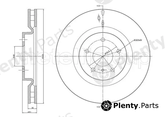 Trusting DF1628 — Brake Disc
