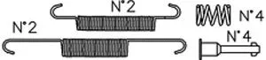 Trusting K391 — Accessory Kit, brake shoes