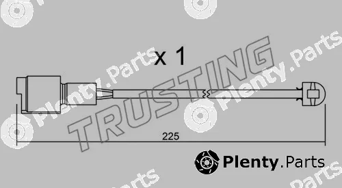 Trusting SU.075 — Warning Contact, brake pad wear