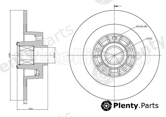 Trusting DF1429A — Brake Disc