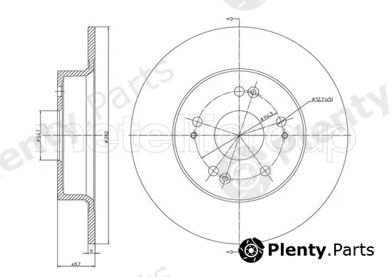 Trusting DF1323 — Brake Disc