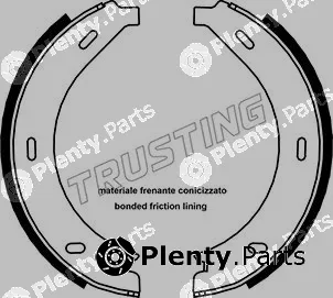 Trusting 052.123 — Brake Shoe Set, parking brake