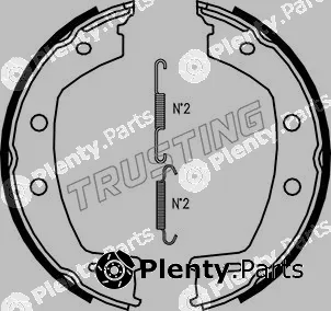 Trusting 092.312K — Brake Shoe Set, parking brake