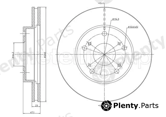 Trusting DF1010 — Brake Disc