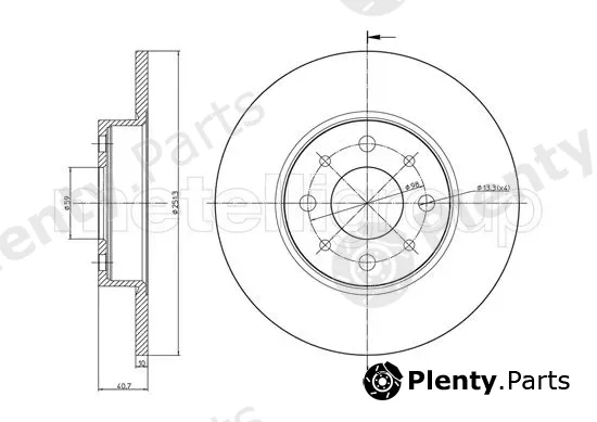 Trusting DF1466 — Brake Disc