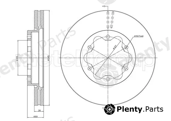 Trusting DF1463 — Brake Disc