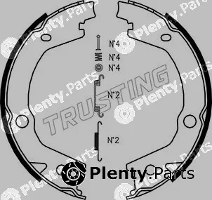 Trusting 046.220K — Brake Shoe Set, parking brake