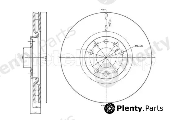 Trusting DF1641 — Brake Disc
