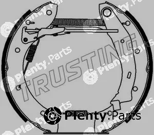 Trusting 6237 — Brake Shoe Set Kit premounted