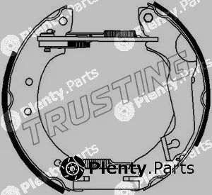 Trusting 6370 — Brake Shoe Set Kit premounted