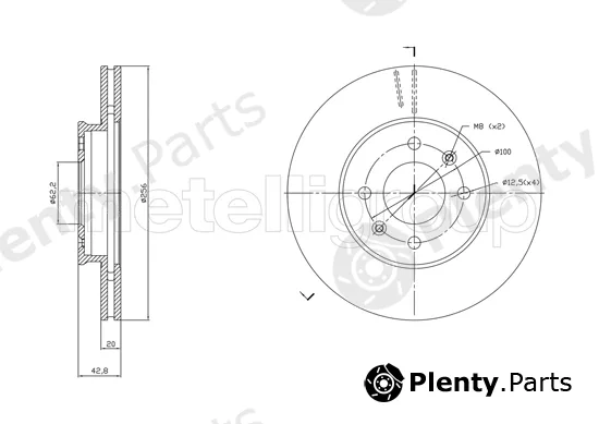 Trusting DF1870 — Brake Disc