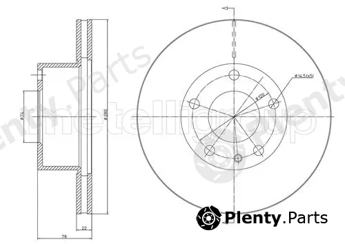 Trusting DF276 — Brake Disc
