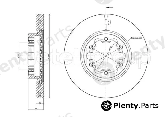 Trusting DF1630 — Brake Disc