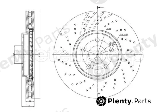 Trusting DF1622 — Brake Disc