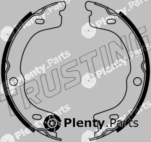 Trusting 253.740 — Brake Shoe Set, parking brake