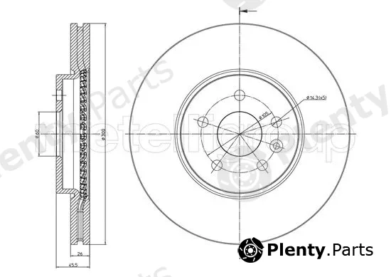Trusting DF1679 — Brake Disc