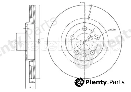 Trusting DF1593 — Brake Disc