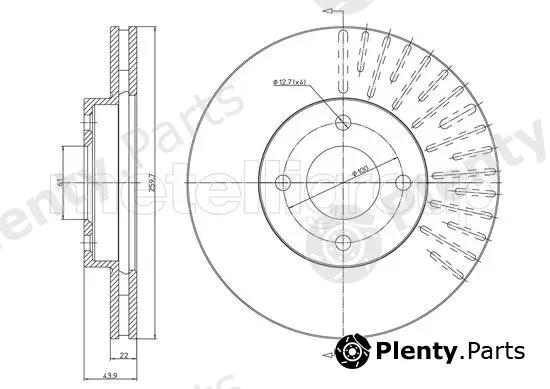 Trusting DF1455 — Brake Disc