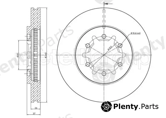 Trusting DF385 — Brake Disc
