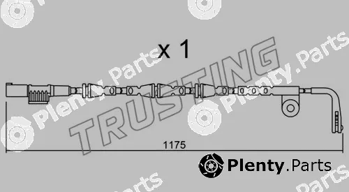 Trusting SU.253 — Warning Contact, brake pad wear