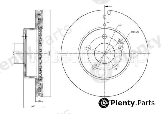 Trusting DF1232 — Brake Disc