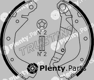 Trusting 073.162 — Brake Shoe Set
