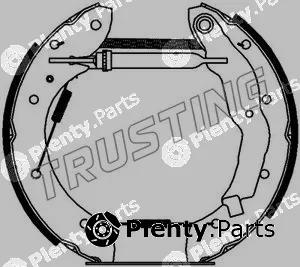 Trusting 6190 — Brake Shoe Set Kit premounted