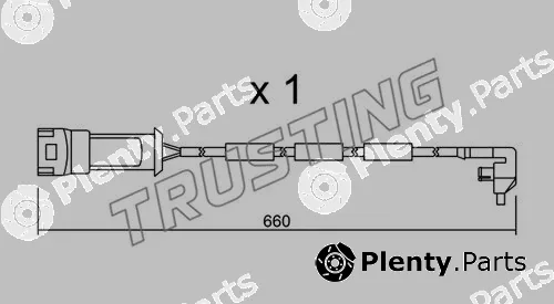 Trusting SU.090 — Warning Contact, brake pad wear