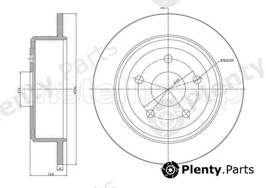 Trusting DF1325 — Brake Disc