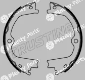 Trusting 253.758 — Brake Shoe Set, parking brake