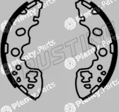 Trusting 253.697 — Brake Shoe Set