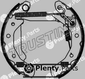 Trusting 6254 — Brake Shoe Set Kit premounted