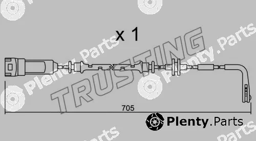 Trusting SU.146 — Warning Contact, brake pad wear