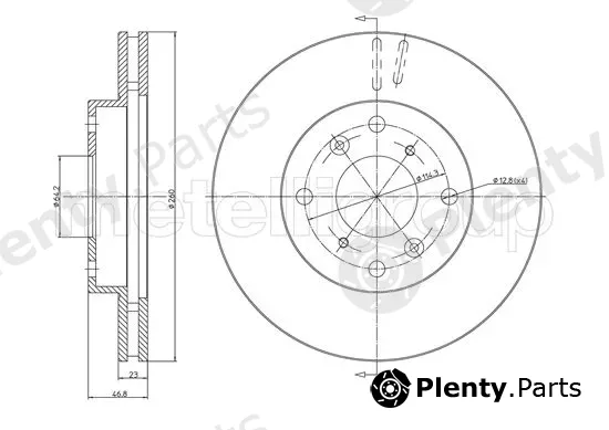 Trusting DF1511 — Brake Disc