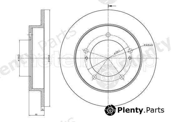 Trusting DF1498 — Brake Disc