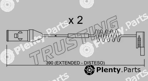 Trusting SU.167K — Warning Contact, brake pad wear